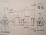 1945 Eclipse-Pioneer Retracting Motors 1061, 1063, 1064 & 1065 Ops, OHC & Parts Manual.