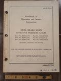 1946 Manning Maxwell & Moore R88-G-159 & R88-G-185 PSI Guages Service Manual.