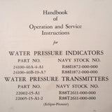 1951 Eclipse Pioneer Water PSI Indicators & Transmitters 24100 & 22002 Series Service Manual.