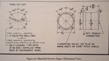 1944 Ranco Marshalltown, American Meter AN-5770 Series Manifold PSI Gauge Instruction & Parts Manual.