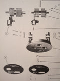 1944 Ranco Marshalltown, American Meter AN-5770 Series Manifold PSI Gauge Instruction & Parts Manual.