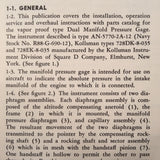 1950 Kollsman Manifold PSI Gauge AN5770-2A-12 Service & Overhaul Manual.