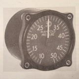 1942 Manning Maxwell & Moore D-9, D-10 & AN5770-1 Manifold PSI Gauges Service & Parts Manual.