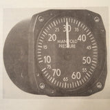 1942 Manning Maxwell & Moore D-9, D-10 & AN5770-1 Manifold PSI Gauges Service & Parts Manual.