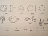 1943 1953 U.S. Gauge, Manning, Auto-Lite & McGrah Pressure Gauges Parts Manual.