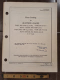 1948 U.S, Gauge Suction Gauges AN5771-5 & AN5771-5A Parts Manual.