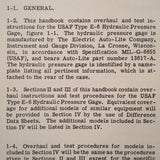 1954 Electric Auto-Lite Hydraulic PSI Gauge Type E-6 Overhaul Manual.