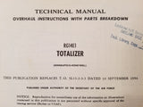 1959 Minneapolis-Honeywell RG14E1 Totalizer Overhaul & Manual.