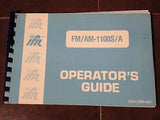 FM/AM-1100S/A Test Generator Monitor Operator's Guide.