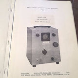Hewlett Packard HP 417A VHF Detector Service Manual.
