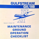 Gulfstream G-II and G-IIB Maintenance Ground Operational Checklist.