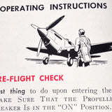 Curtiss Electric Propeller Pilot's Manual.  Circa 1943.