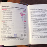 1971 Cessna Aerobat 150 Owner's Manual.