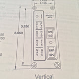 Apollo NMC 2001TSO and 2001GPS Install Manual. 2001 TSO, 2001 GPS.