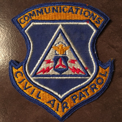 3.75 x 4" CAP Civil Air Patrol Communications Sewable Patch.
