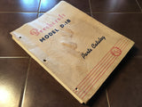 Original 1949-1962 Beechcraft D18S and D18C Parts Manual.