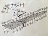 Original 1949-1962 Beechcraft D18S and D18C Parts Manual.