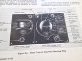 1943 Sperry A-3 Autopilot Operation Instruction Manual.