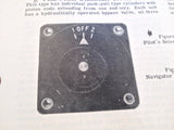 1943 Sperry A-3 Autopilot Operation Instruction Manual.