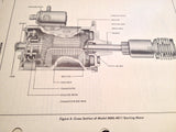 1944 Electric Auto-Lite MBG-4011 Starting Motor Instruction & Parts Manual.