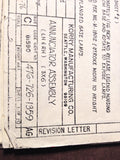 Korry Manufacturing 476-726-1359 Annunciator Install Data Sheets. Circa 1976.