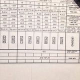 Korry Manufacturing 476-726-1359 Annunciator Install Data Sheets. Circa 1976.