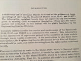 1950 Beechcraft D-18 Maintenance Manual.