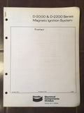 Bendix D-2000 & D-2200 Magnetos Overhaul Instructions.