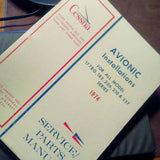 1974 Cessna Factory Avionics Wiring, Service/Parts Book C-177RG, 182, 206, 210 &  337