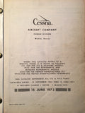 1963-1974 Cessna 172D/E/F/G/H/I/K/L/M, P172, FP172, F172D/E/F/G/H/K/L/M Parts Manual.