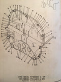1963-1974 Cessna 172D/E/F/G/H/I/K/L/M, P172, FP172, F172D/E/F/G/H/K/L/M Parts Manual.