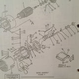 ASC Aerospace Systems & Components, Inc. Compressor Drive Motor OM-26501 Overhaul Manual.  Circa 1981.