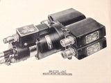 Curtiss-Wright Automatic Synchronizer Control for Electric Propellers Install & Service Manual.  Circa 1943