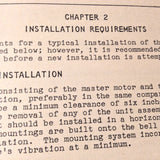 Curtiss-Wright Automatic Synchronizer Control for Electric Propellers Install & Service Manual.  Circa 1943
