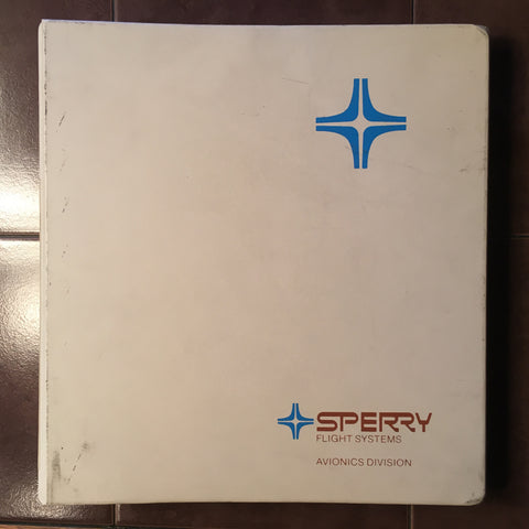 Sperry RT-4001 Radar Service & Parts Manual.