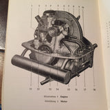Post War German Volkswagen Instruction Book Manual.