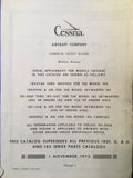 1963-1973 Cessna 180F/G/H/J, Cessna 185/A/B/C/D/E & A185E/F Parts Manual.