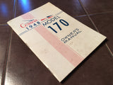 1948 Cessna 170 Owner's Manual.