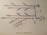Bendix Harness 10-94460-19 & 10-94460-20 Install Repair & Parts Manual. Circa 1962.