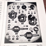 Eisemann Model "AM" Magnetos as used on Franklin 4 & 6 Cylinder Engines Service Booklet.  Circa 1942.
