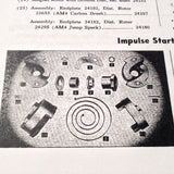 Eisemann Model "AM" Magnetos as used on Franklin 4 & 6 Cylinder Engines Service Booklet.  Circa 1942.