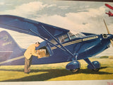 1948 Stinson Flying Station Wagon 4 page Sales Brochure, 7.5x11".