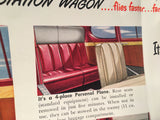 1948 Stinson Flying Station Wagon 4 page Sales Brochure, 7.5x11".