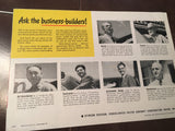 1948 Stinson Flying Station Wagon 4 page Sales Brochure, 7.5x11".