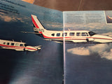 Original 1976 Piper Cherokee, Archer II & Pathfinder 16 page Sales Brochure,  8.5x11".