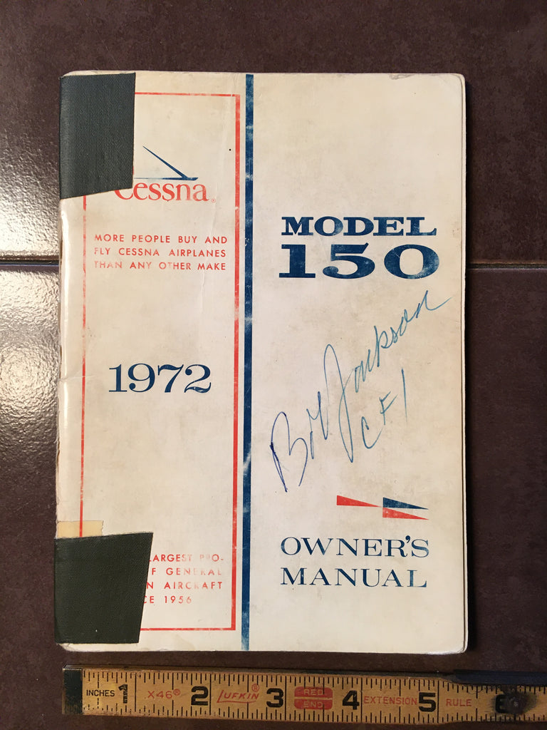 1972 Cessna 150 Owner's Manual.