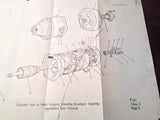 Lucas Starter Motor C3305 & C3306 Technical Manual.  Circa 1976