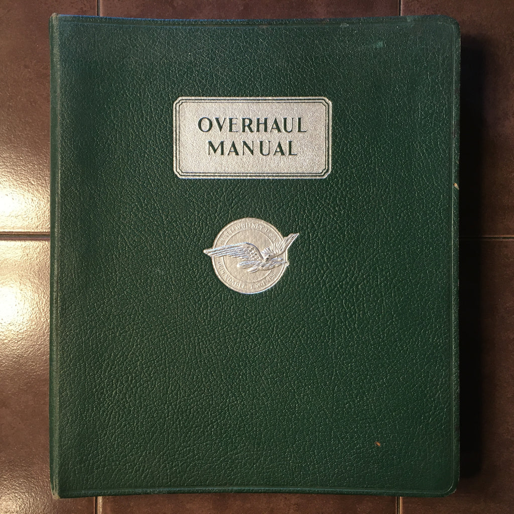 1941 R-985 Wasp Jr. B, R-1340 Wasp H1 & R-1690 Hornet E Engine Overhaul Manual.