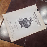 American Bosch Magneto SF14LU-7 and SF14LC-7 Service Instructions Booklet.