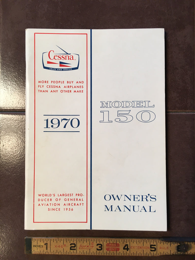 1970 Cessna 150 Owner's Manual.
